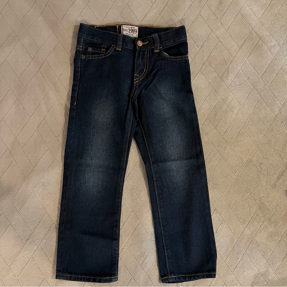 NWT TCP Boys Straight Leg Blue Jeans Sz 4